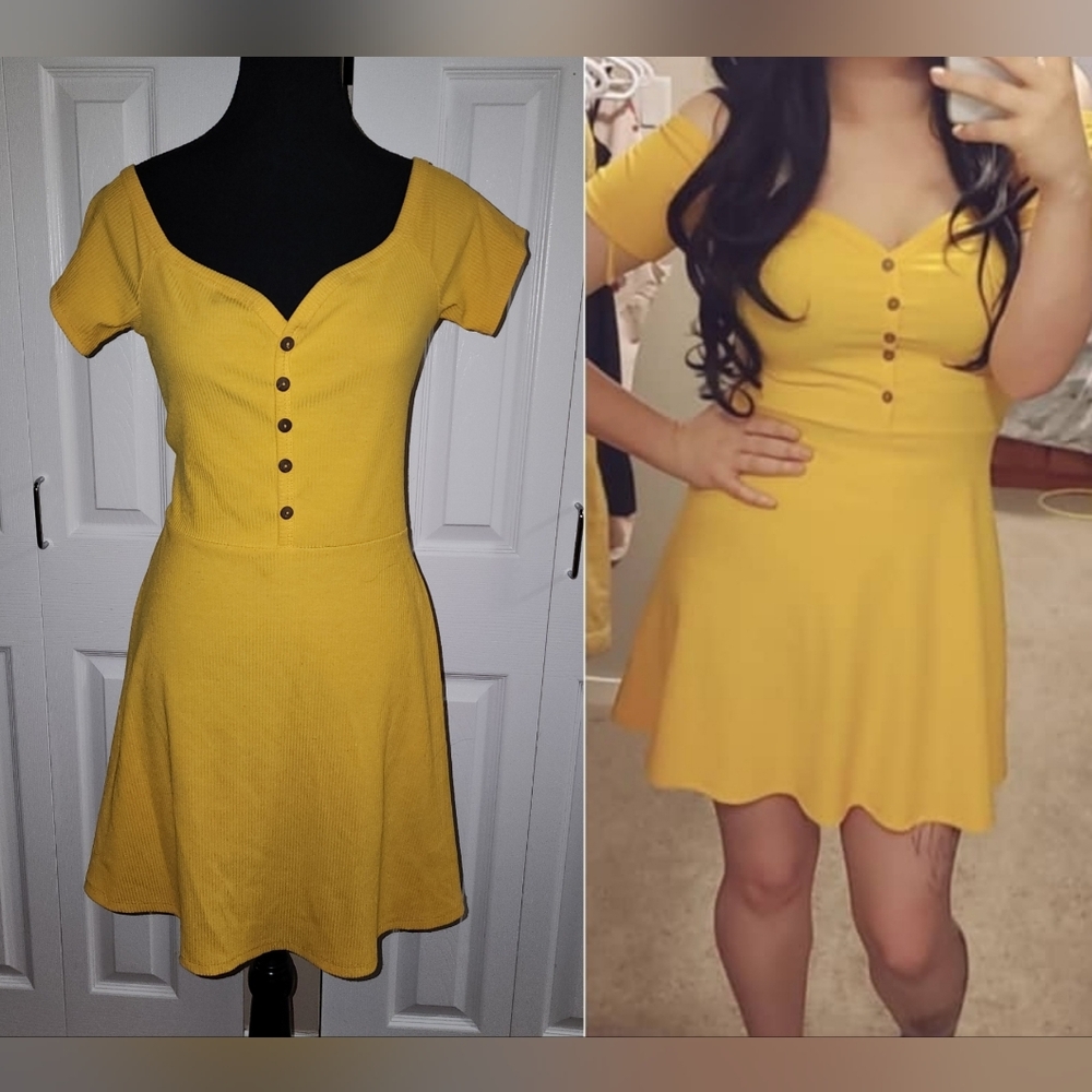 Off shoulder skater dress